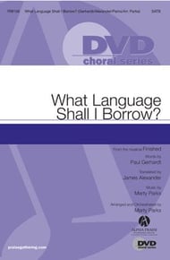 What Language Shall I Borrow? SATB choral sheet music cover Thumbnail